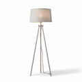 Tripod floor lamp with fabric shade and metal base 30 x 30 x 150cm